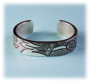 Jared Chavez stamped bracelet