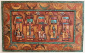 Tony Abeyta "5 Yeis" Oil Painting