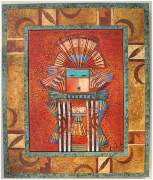 Tony Abeyta "Yei" Oil Painting