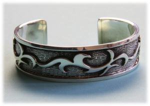 Allison Snowhawk Lee Bracelet Corn Leaf Design