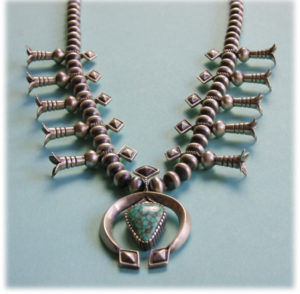 Allison Snowhawk Lee - Old Style Beads with Turquoise Squash