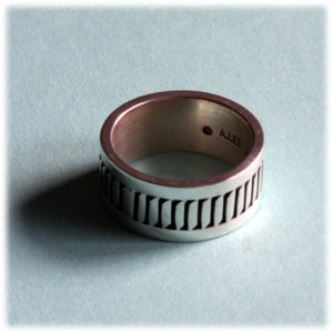 Allison Snowhawk Lee Ring Feather Design