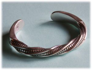 Allison Snowhawk Lee Bracelet with Twist Design