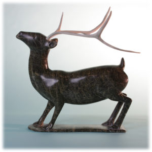 Osuitok Ipeelee Caribou Sculpture
