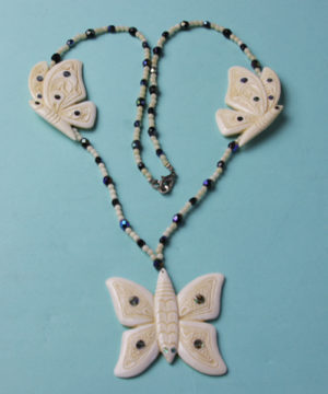 Patty Fawn Butterfly Necklace