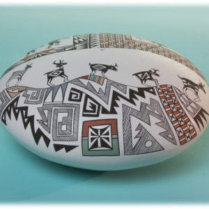 Sharon Lewis Acoma Seed Pot