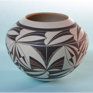 Yvonne Lucas Clouds, Rain and Lightening Design Pot