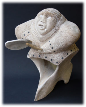 Edward Tocktoo Bone Drummer