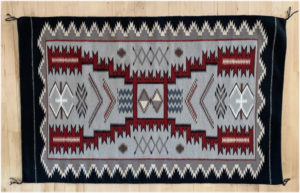 Louise McCabe Storm Pattern Navajo Rug
