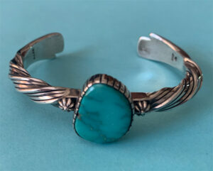 Allison Lee Twist Bracelet with Candelaria Turquoise