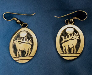 Watson Honanie Elk Design Earrings