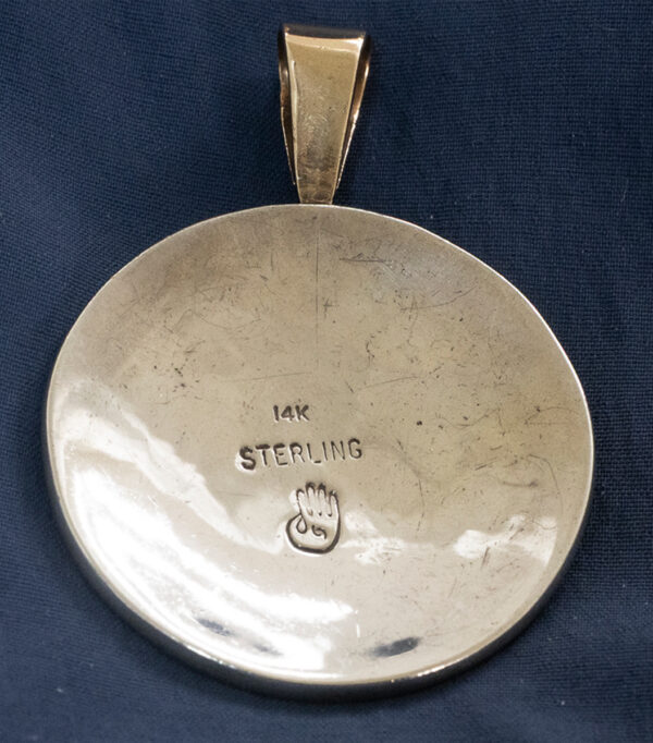 Watson Honanie Man in the Maze Pendant and Earrings - Image 2