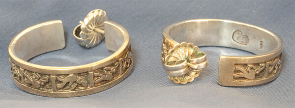 Watson Honanie Kokopelli Hoop Earrings